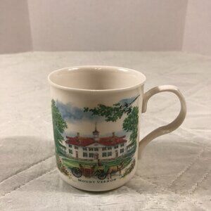 1999 George‎ Washington's Mount Vernon estate and gardens fine porcelain mug